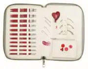KNITPRO AMORE Değiştirilebilir Misinalı Şiş Seti - Normal Uçlu (13 CM)
