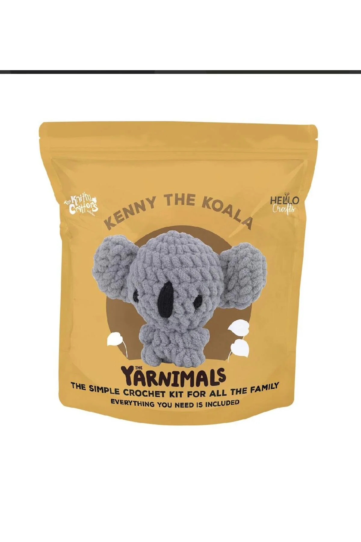 KOLAY ÖRGÜ KADİFE MİNİ AMİGURUMİ KİTİ KENNY THE KOALA - SEYMATABUR