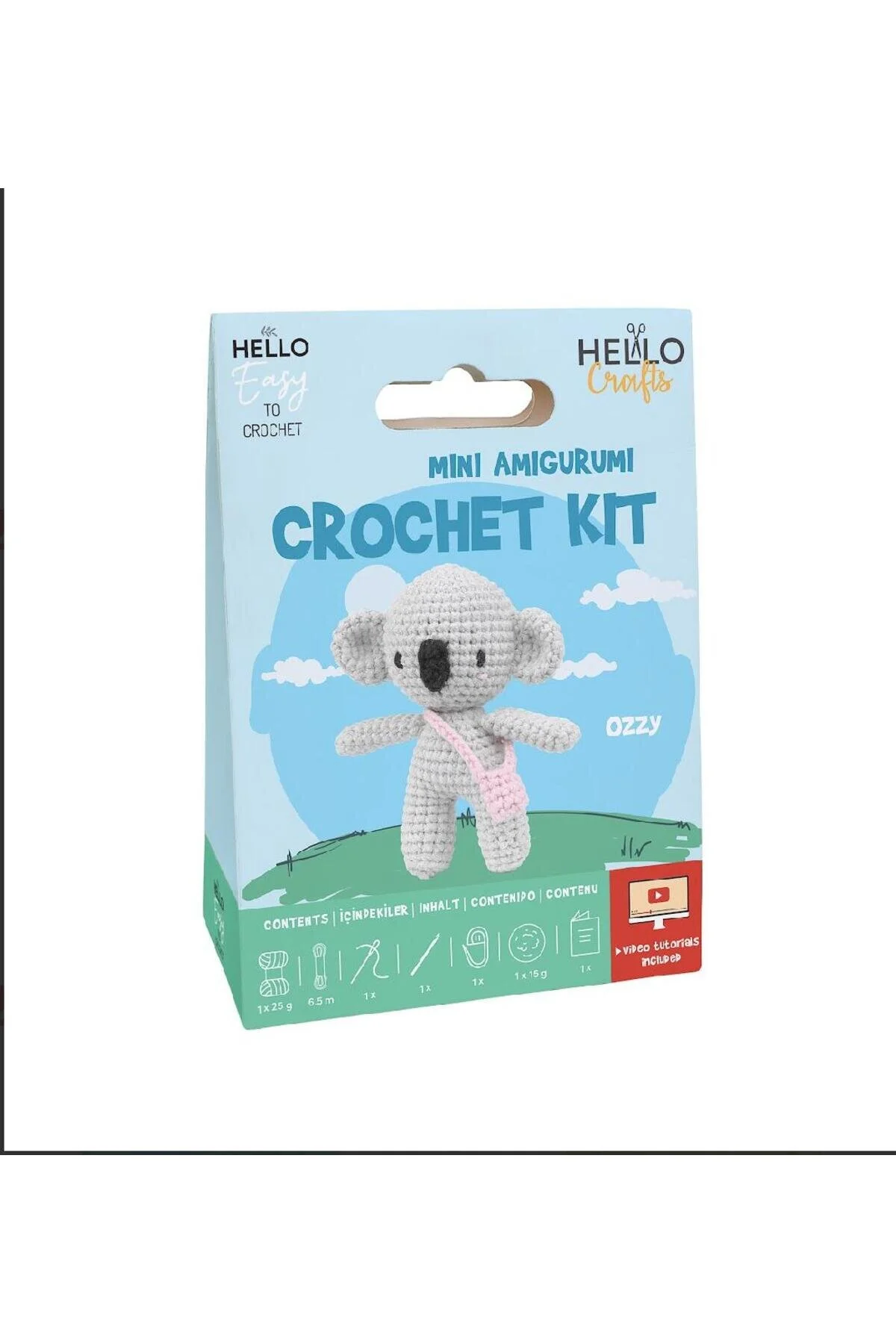 Mini Amigurumi Kiti OZZY (videolu Anlatım)