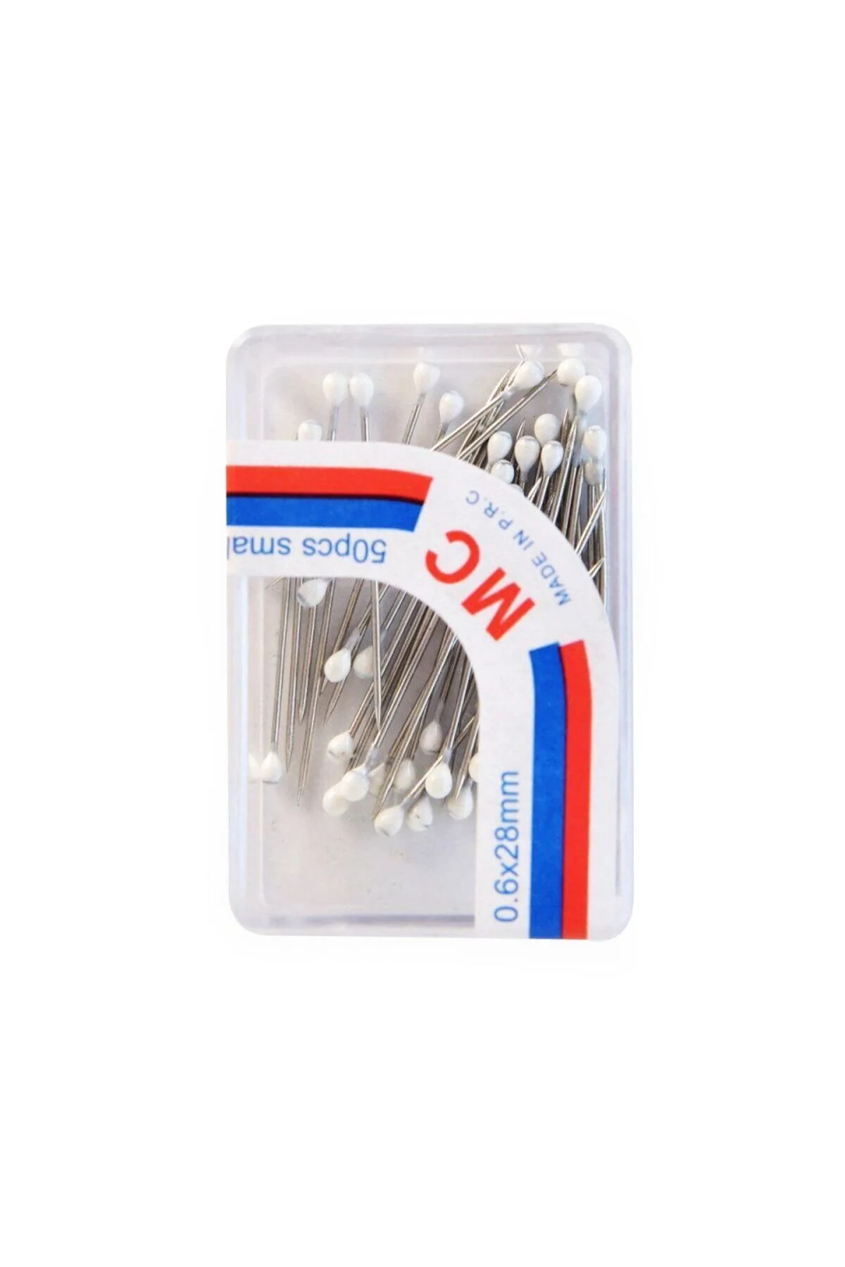 Beyaz Başlı Toplu İğne 28 mm 50 adet