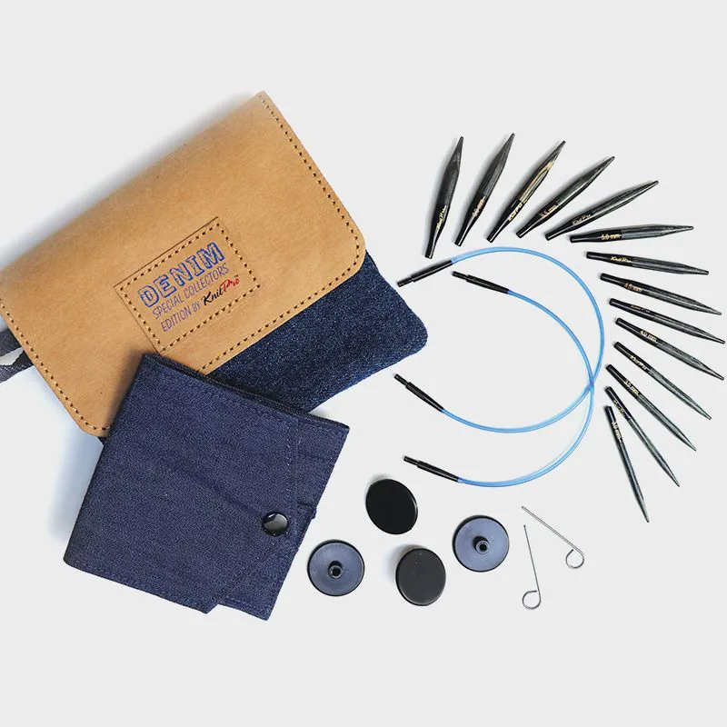 KnitPro Indigo Wood Mini Set (5cm)