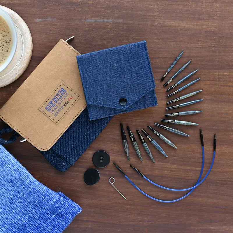 KnitPro Indigo Wood Mini Set (5cm)