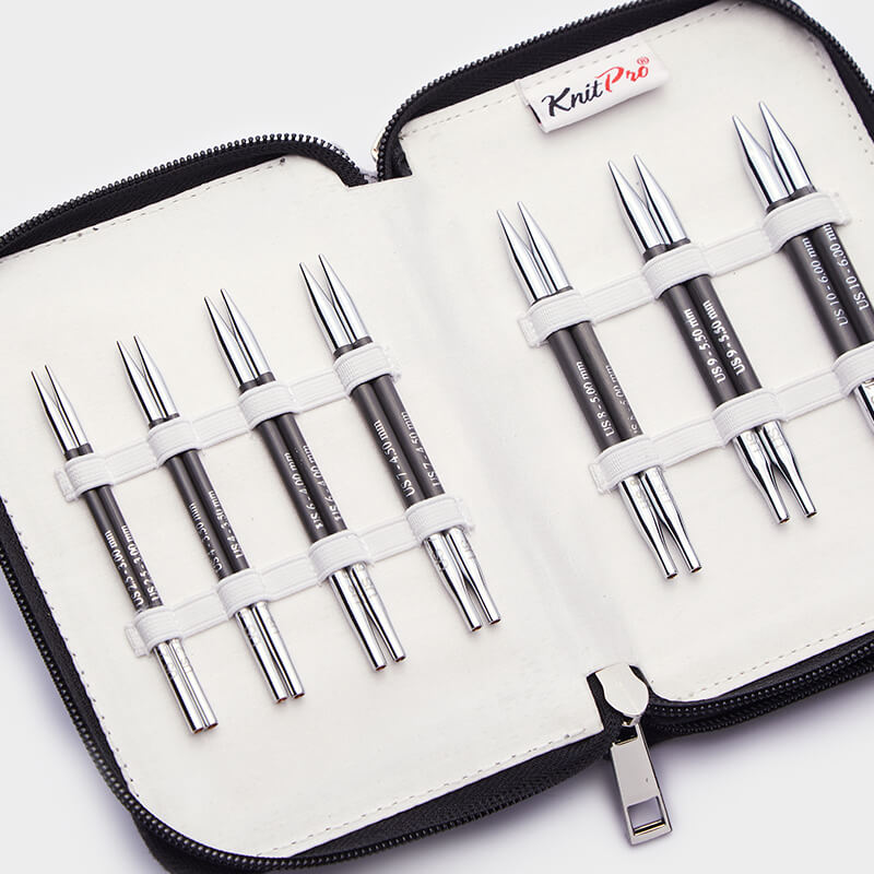 KnitPro Karbonz Midi Kısa Set (10cm)