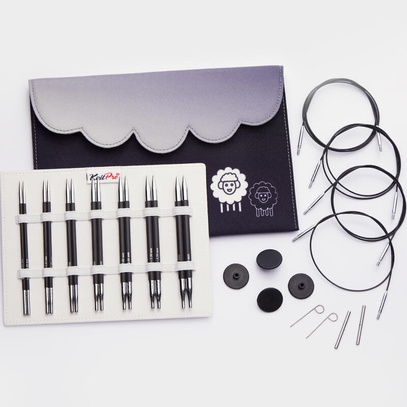 KnitPro Karbonz Midi Set (13cm)