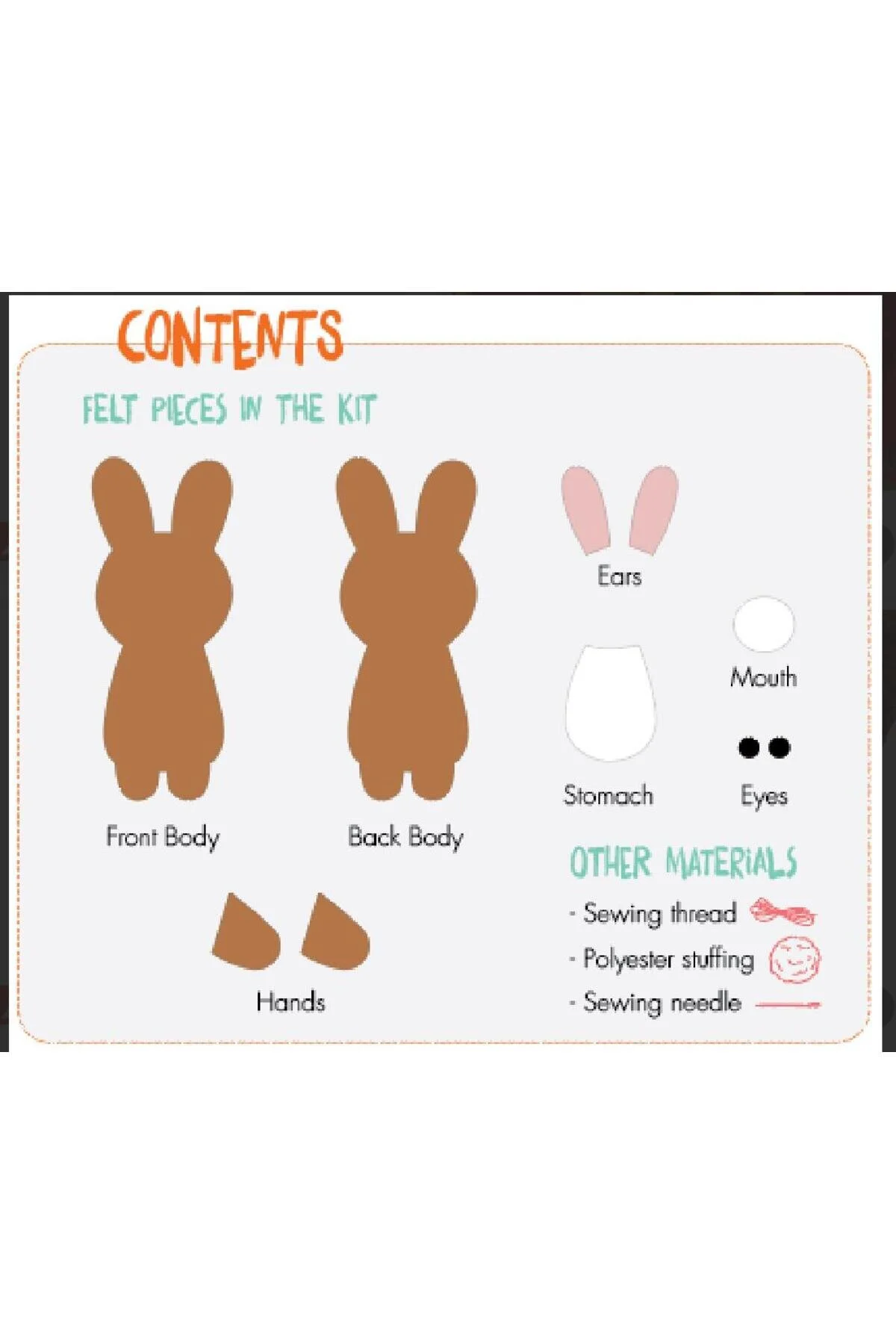 KEÇEDEN OYUNCAK YAPIM KİTİ BUNNY