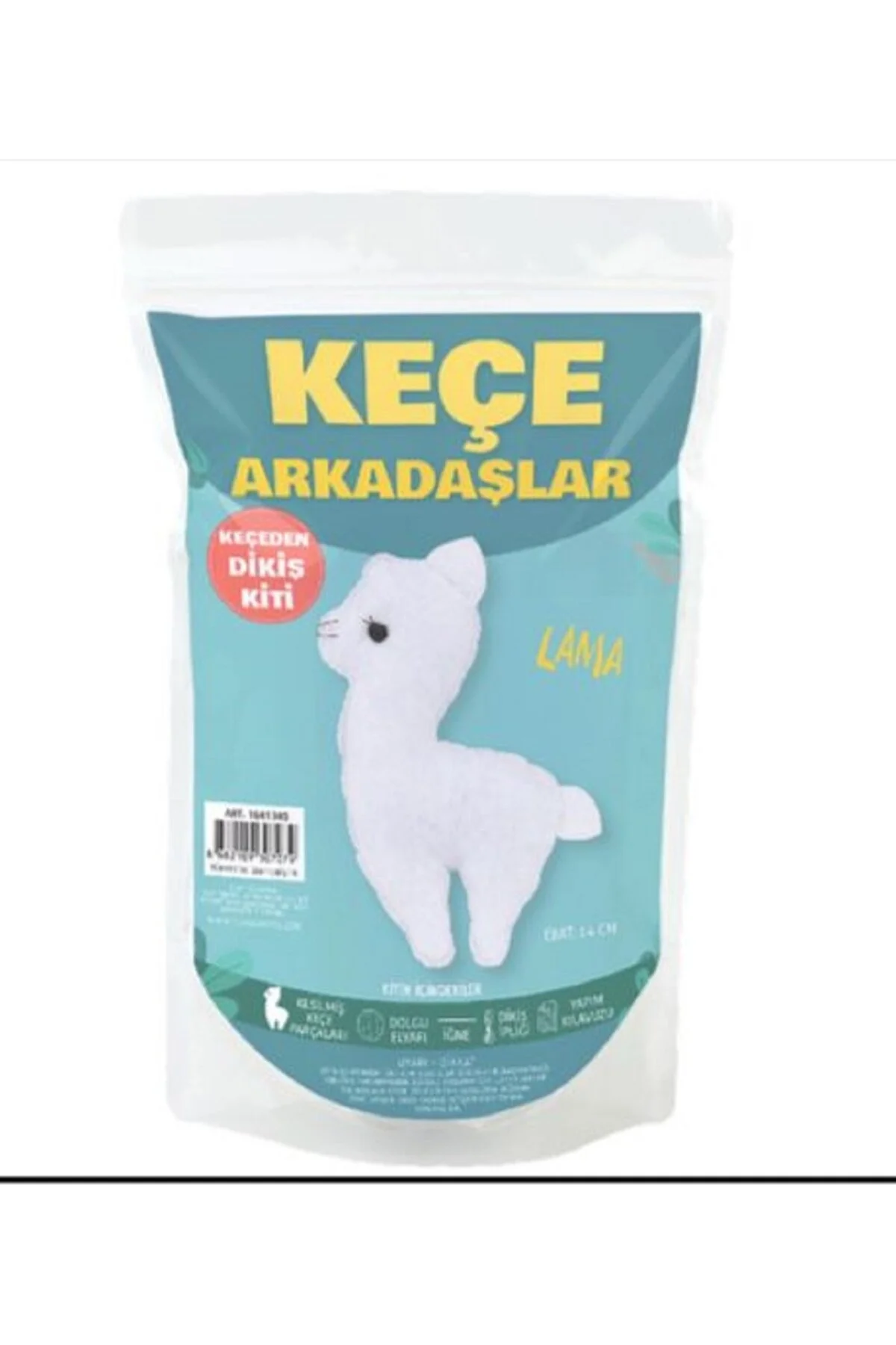 KEÇEDEN OYUNCAK  YAPIM KİTİ ’’LAMA’’  14 cm