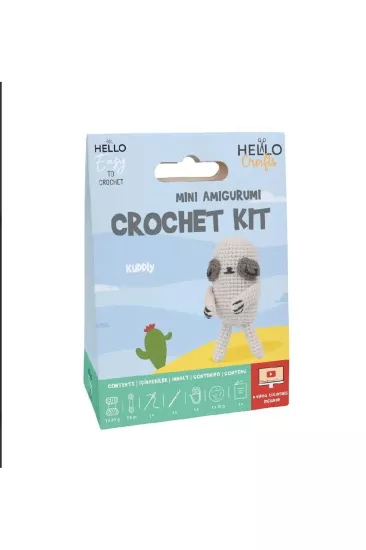 Mini Amigurumi Kiti Kuddly (videolu Anlatım)