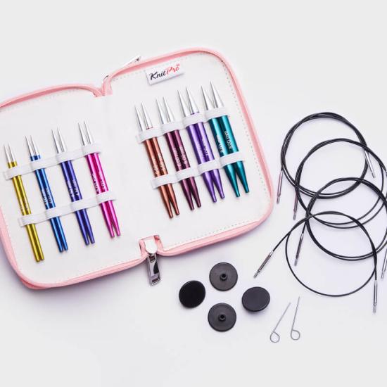 KnitPro Zing Delux Kısa Şiş Seti