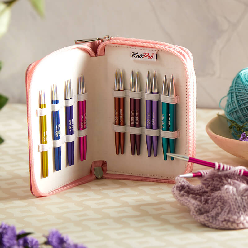 KnitPro Zing Delux Kısa Şiş Seti - SEYMATABUR